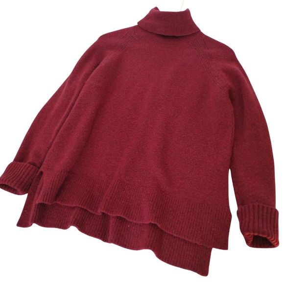 J.Crew Women’s Sweater Halter Neck Size XS Long Sleeves Winter Red Sweaters - Picture 3 of 9